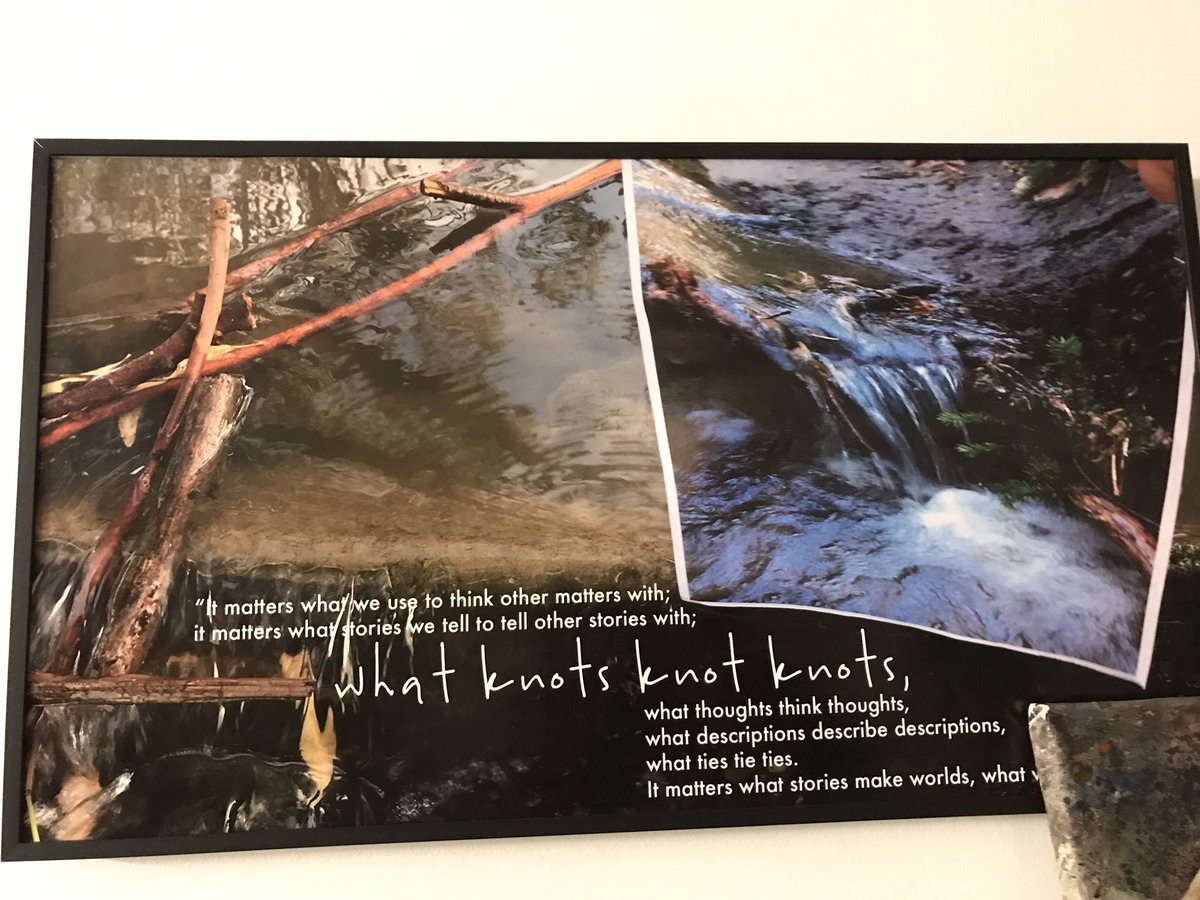 NardaNelson's tweet image. Rethinking materials w/ #Kimmerer #Haraway, @sylvia_kind, homemade spring rolls (!), popcorn, #climateactionchildhood #trees 

...&amp;amp; the politics of 
#paper #tape #clay #food #compost #reciprocity #responsibility #ece #wasteflows @ seminar this week