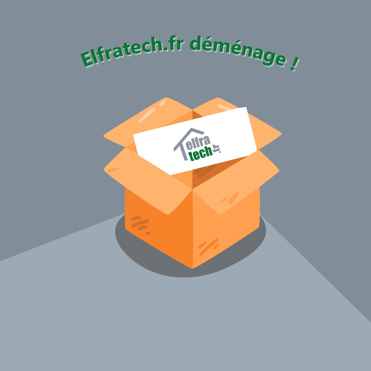 Elfratech's tweet photo. 🎉https://t.co/dvodkdkuSX déménage ! 

Nous serons difficilement joignables ce matin, veuillez nous excuser.

Vous pouvez toujours nous contacter ici : https://t.co/RhuUEWZni3

Merci pour votre compréhension. https://t.co/Vx6QfukpXI