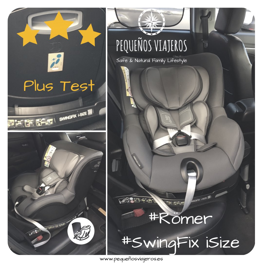 PequeViajeroACM's tweet photo. 🌟 Es un lujo cerrar la semana habiendo instalado la #SwingFix #iSize de Britax Romer para una #familiabonita. 😄
✅#AContramarcha ✅ Buen reclinado ✅ reductores con correcto ajuste del peque y ⭐️ el exigente #PlusTest.
#AContraMarchaSalvaVidas
#GeneracionACM
#LesionZero👌🏼 https://t.co/GtCg00gX1v