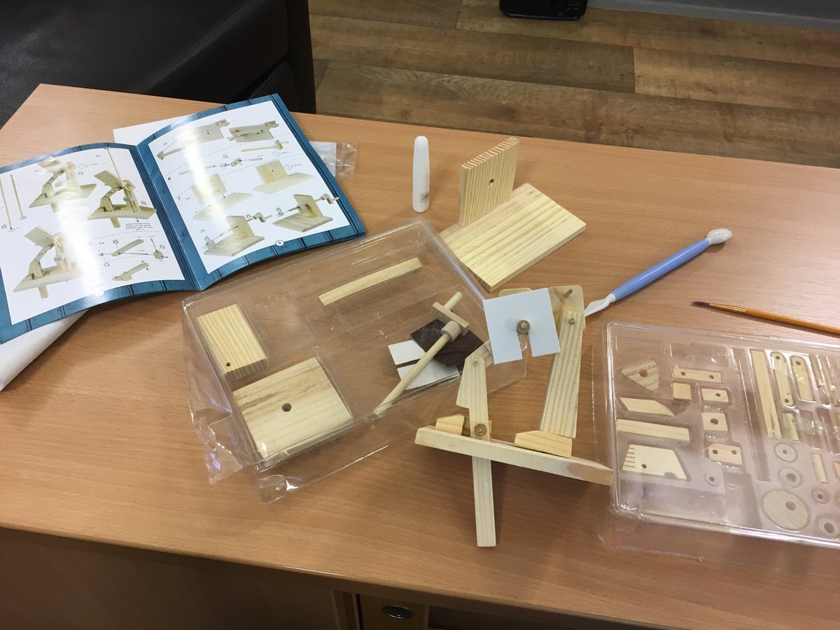 Michellekim1987's tweet photo. A successful Men’s Shed group today saw a real team effort to get stage one of our model done. Can you guess what it'll be?
@mpftnhs #mensshed #Laurelward #modelbuilding #teameffort @WrekinWards https://t.co/3ZgAlTqACu