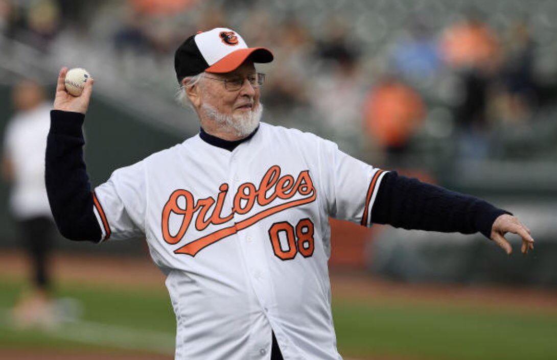 John Williams playing baseball. 

Happy Birthday, John Williams! 