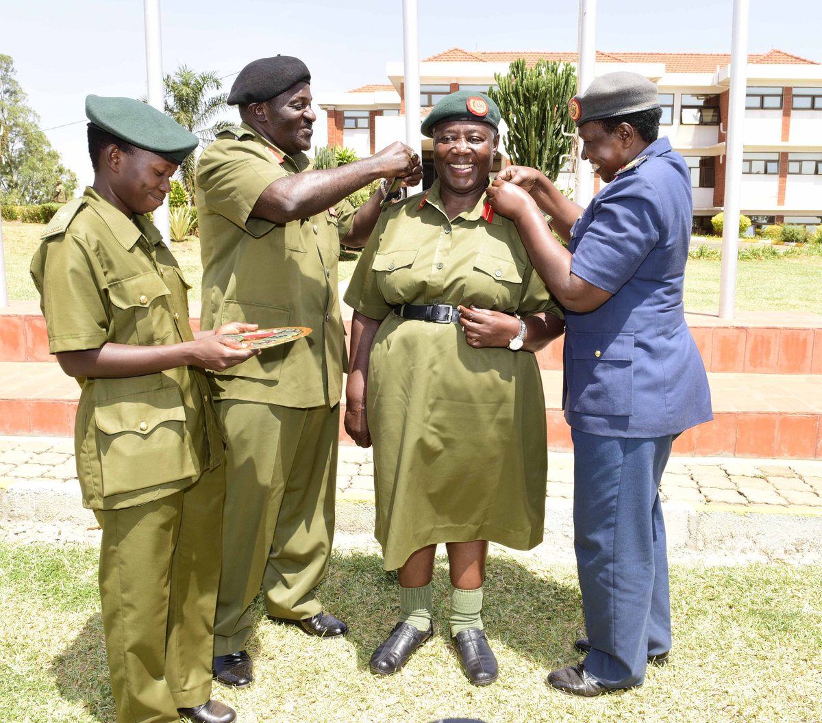 Newsday_Ug's tweet photo. Maj Gen Proscovia Nalweyiso becomes the first female in the UPDF to rise up to the rank of Lt.Gen #ArmyPromotions #IntelPostUpdates https://t.co/4iVBkkc63F
