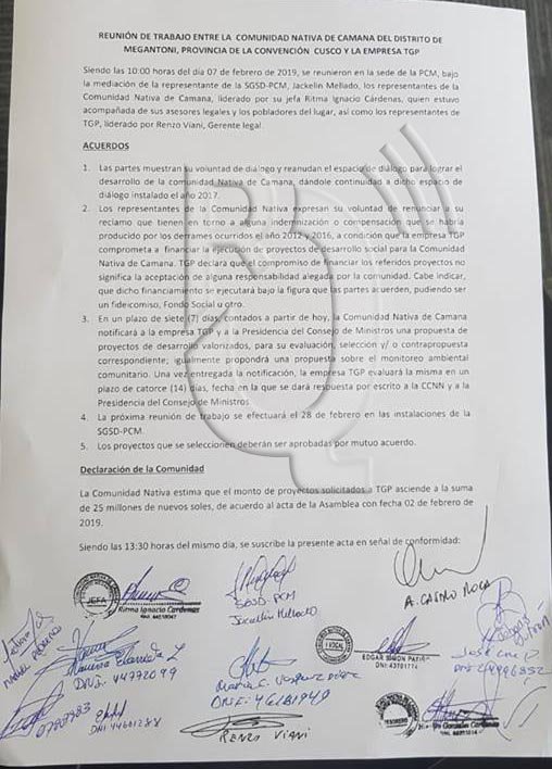 Rq_Radio's tweet photo. La #TGP financiará proyectos de desarrollo social en CN de Camaná en #Megantoni. En un plazo de siete días, la comunidad presentará, a la empresa y a la #PCM, dos propuestas; sobre proyectos de desarrollo y sobre monitoreo ambiental comunitario. https://t.co/D5HsGo1Eua #Cusco https://t.co/PtNEnqLYOd