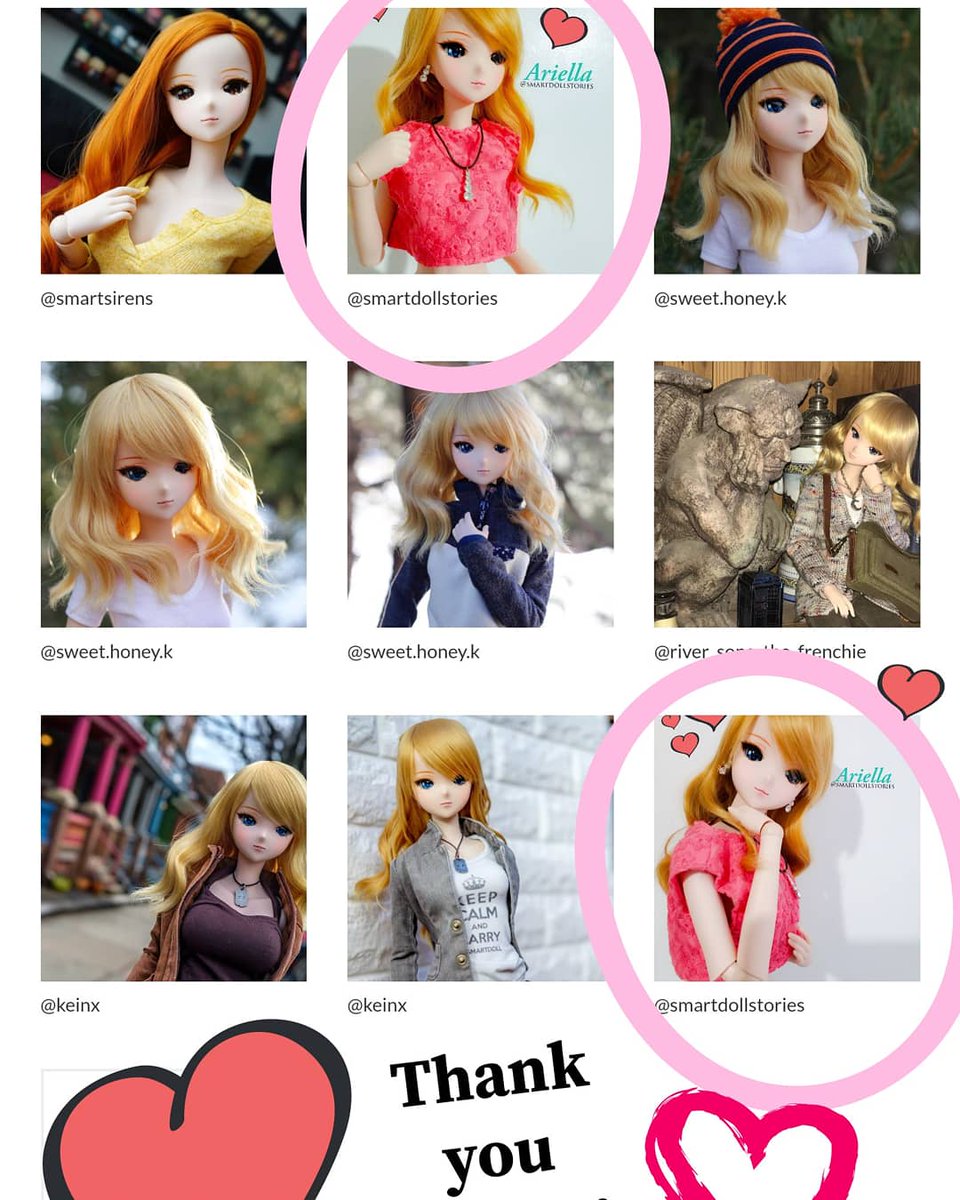 Smartdollstorie's tweet photo. ❤ Thank again so much @dannychoo ! Sylvia is so happy! And Ariella is very pleased to have not 1 but 2! Up 😉 &amp; Tira, Scarlet &amp; Leo are also so grateful 😁#SmartdollSylvia #SmartdollAriella #SmartdollTira #SmartdollScarlet #SmartdollLeo #smartdolls #smartdoll #dannychoo https://t.co/1Lke9nwRZR