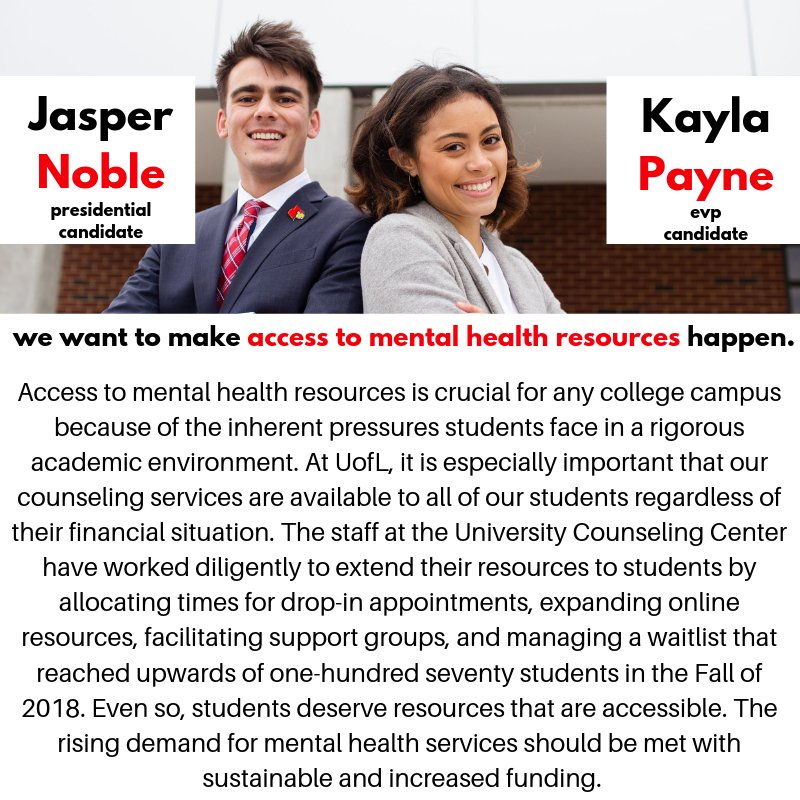 NoblePayne4UofL's tweet photo. College is an extremely stressful period for many of us, and as a campus we have an obligation to support every single student at UofL. That's why we are so committed to making sure that everyone has access to the mental health resources they need to succeed!
#makingthingshappen https://t.co/9zp9N46z7W