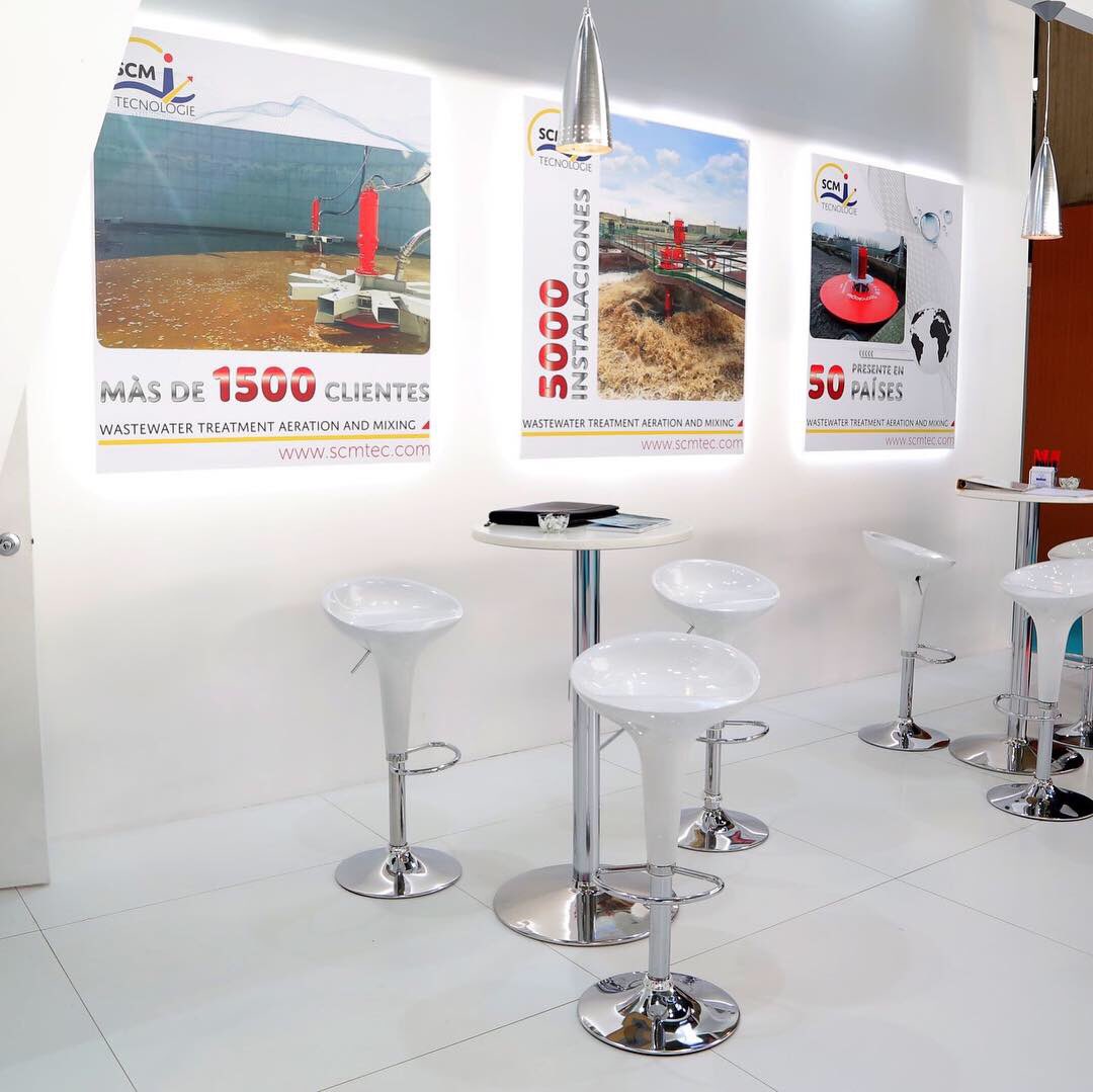 CmdStands's tweet photo. Hoy os enseñamos uno de nuestros trabajos en SMAGUA 2019.  Stand SCM TECNOLOGIE #smagua2019 #feriadezaragoza #stands #proyectos #exhibition #cmdstands https://t.co/9wCtsR1HFA