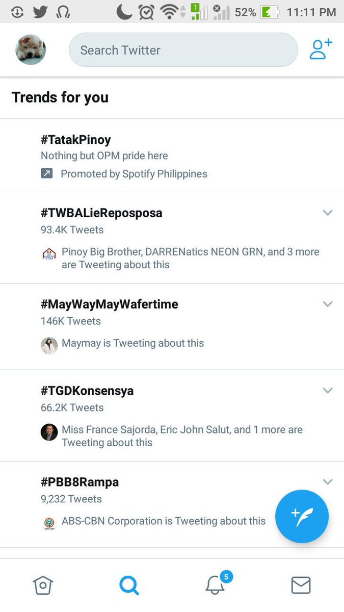 RfRichel's tweet photo. Wla lumabas Sa akin ano yari sa twitter ko ang iba lumabas na  

#TWBALieReposposa https://t.co/GbS0zrP8cF