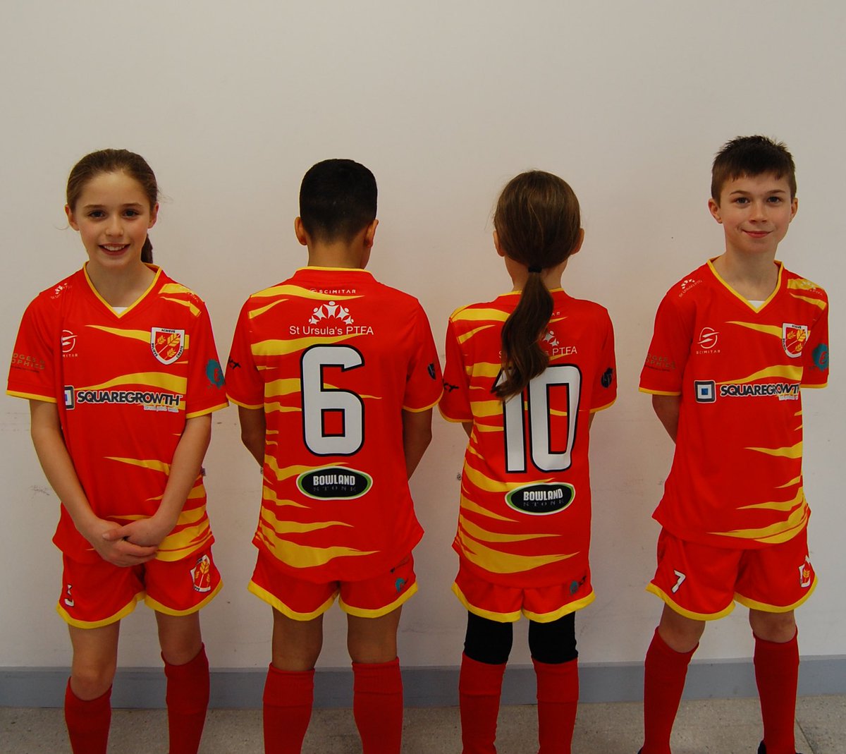 St Ursula's are delighted with their new football kits which have been kindly sponsored by @bowlandstone @squaregrowth @stursulasptfa and <a href="/kpbadges/">kp badges & trophies</a> 👏🏻😊#teamursulas #thefuturesbright