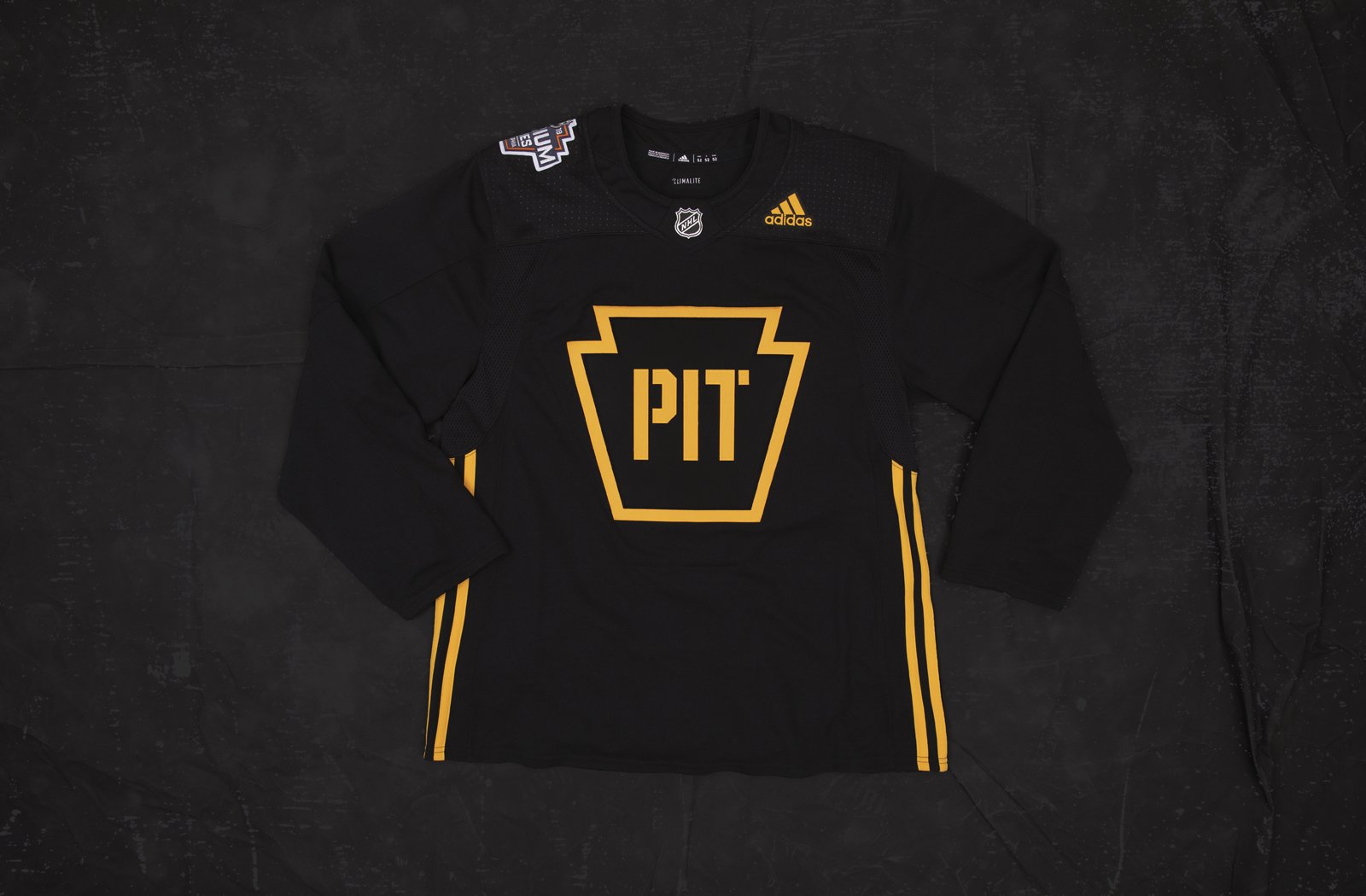 February 22, 2019 Pittsburgh Penguins Practice Jersey Set