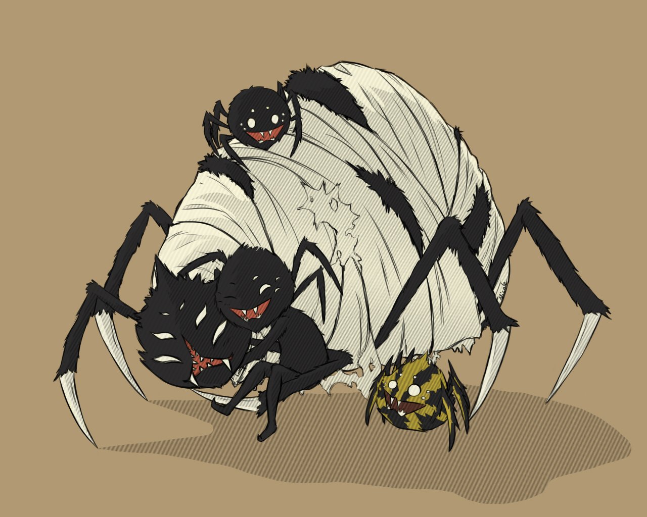 Novicecreed on X: Mommy-Longlegs will protect us!” #digitalart