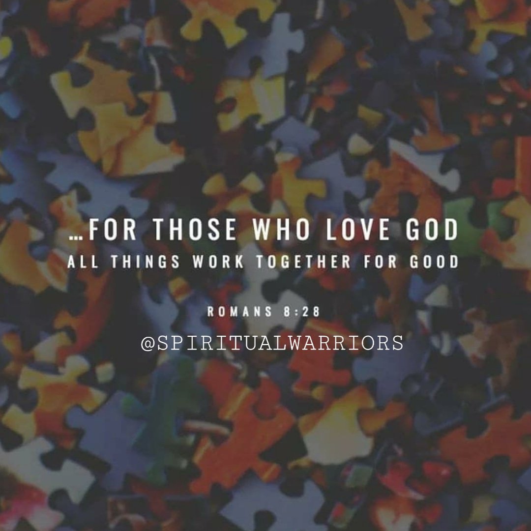 Christwarriors5's tweet photo. We know that all things work together for good to them that love God, to them who are the called according to his purpose.
Romans 8:28

#christianitytoday #godswill #jesuslover #christians #faithevans #jesuschrist #biblejournaling https://t.co/pZSjPOE2Qp