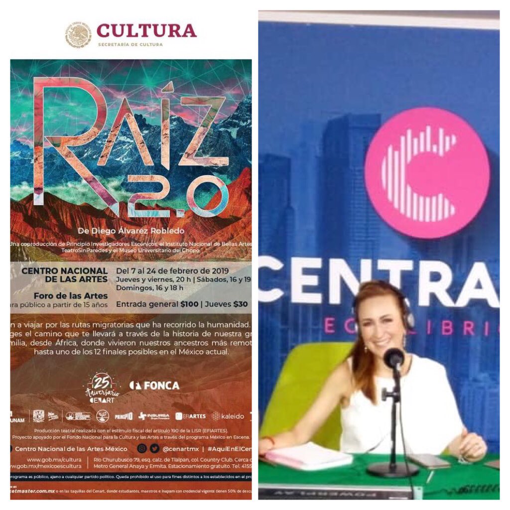 garfiasb's tweet photo. @principioie @oyearthur @DoreFerriz @SergioMayerb @SECULTURASV @revistalidermx @ginjaramillo Hoy entrevista con Dore Ferriz en Central FM de la productora de la primera producción teatral interactiva con app Raíz 2.0 https://t.co/qooTSeTCeX