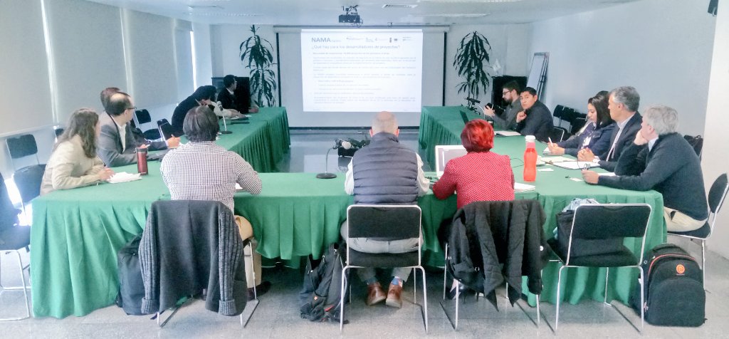 Durante su presentación con la <a href="/AMENEER_MEX/">AMENEER</a> el Ing. <a href="/ManoAtala/">Jorge Atala</a> de la <a href="/giz_gmbh/">GIZ</a> explica que la #NAMA #PyME busca implementar 9000 proyectos de #EficienciaEnergética