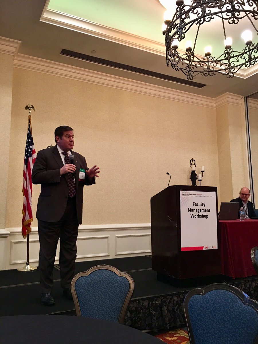 mikeeiden's tweet photo. @Stuart5794136 moderating the Future of Asset Management session during the #FMWorkshop19.  @AECOMGovernment @same_hq @IFMA https://t.co/nelhv9e3hz