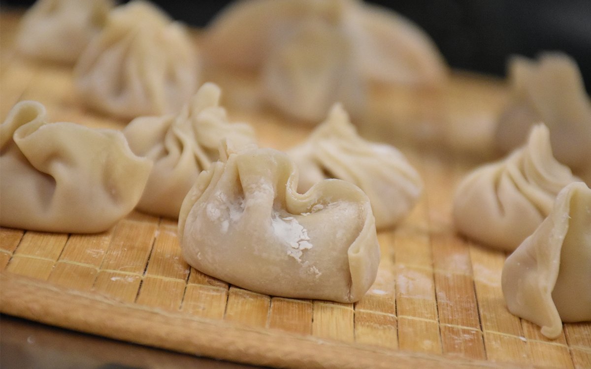 StudyInHalton's tweet photo. Earlier this week, students @NotreDameHCDSB learned how to make dumplings in celebration of #ChineseNewYear! Yum! #StudyHCDSB #StudyAbroad https://t.co/uVzgSljsqa
