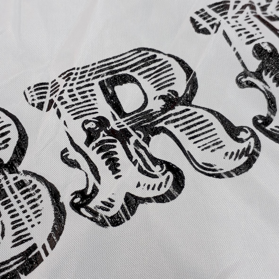 Jess from <a href="/Lincoln_GD/">Lincoln_GD</a> level 3 has embarked on an ambitious screen printing project... She's printing typography on this <a href="/IKEAUK/">IKEA UK</a> kid's tent for her <a href="/dandad/">D&AD</a> submission. It's a tricky shape and a slippery fabric to work with!  @UniLincolnArts