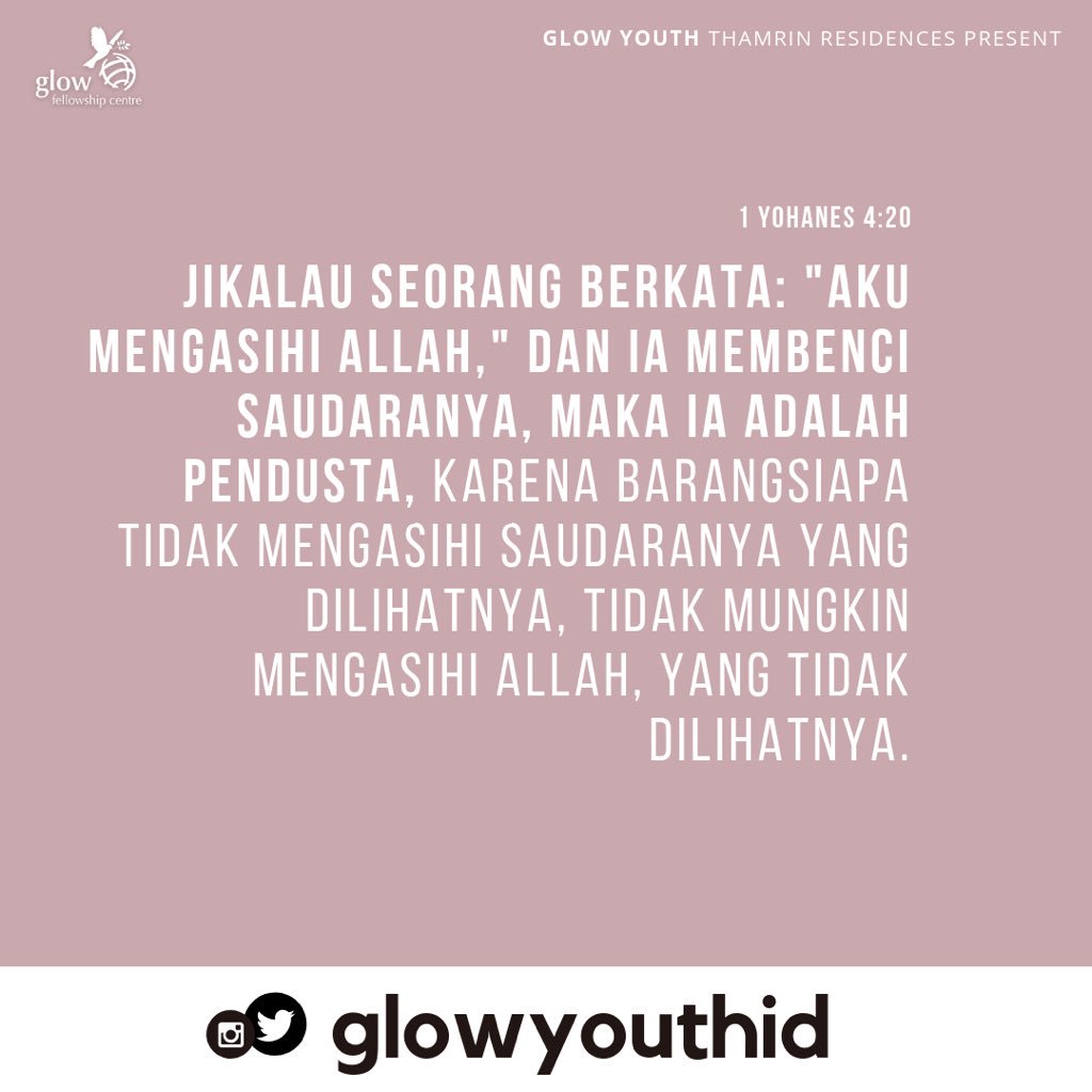 Visit <a href="/glowyouthid/">GLOW Youth</a> on Insta for more

<a href="/PastorGilbertL/">Gilbert Lumoindong</a> <a href="/PastorGarren/">pastorgarren</a> <a href="/ReindaGilbertL/">Reinda Lumoindong</a> <a href="/GBIGlowFC/">GBI Glow FC</a>
