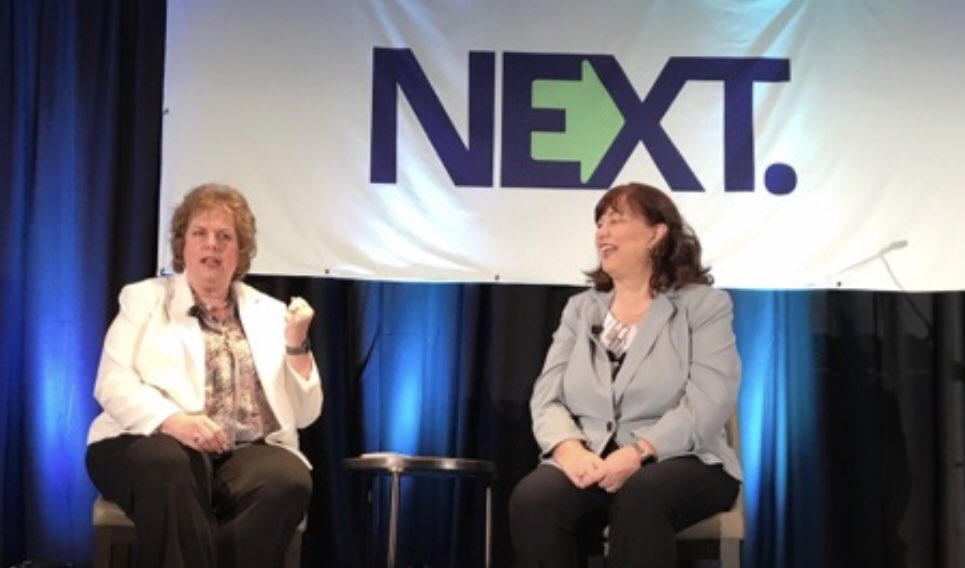 BethMillstein's tweet photo. Talking about the value of partnership with @SuzyLindblom from Plant Home Lending. Together we are helping borrowers achieve the dream of homeownership. #NEXTfeb19 #D1C #fanniemae #partnership https://t.co/BMbz0dyvmz