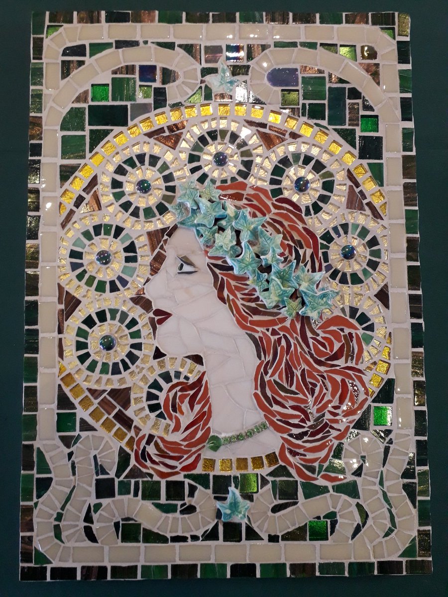 Creative_Ave_'s tweet photo. Just some of our mosaics on show at RHS Harlow Carr, Harrogate, featuring words from Robert McFarlane's beautiful book 'Lost Words'..... #RobertMcFarlane  #LostWords #Bammnorth #mosaicart https://t.co/vGA0IiQBgs