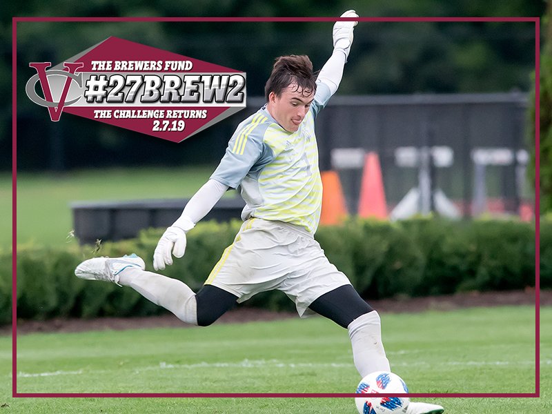 Vassar's tweet photo. With 90 minutes left to the challenge, let's show our Brewer Pride for the @VassarMSOC, which made it to the @LLAthletics tournament! #27Brew2 @VassarAthletics https://t.co/bdSLUG7j2p https://t.co/l3QDiapWRA