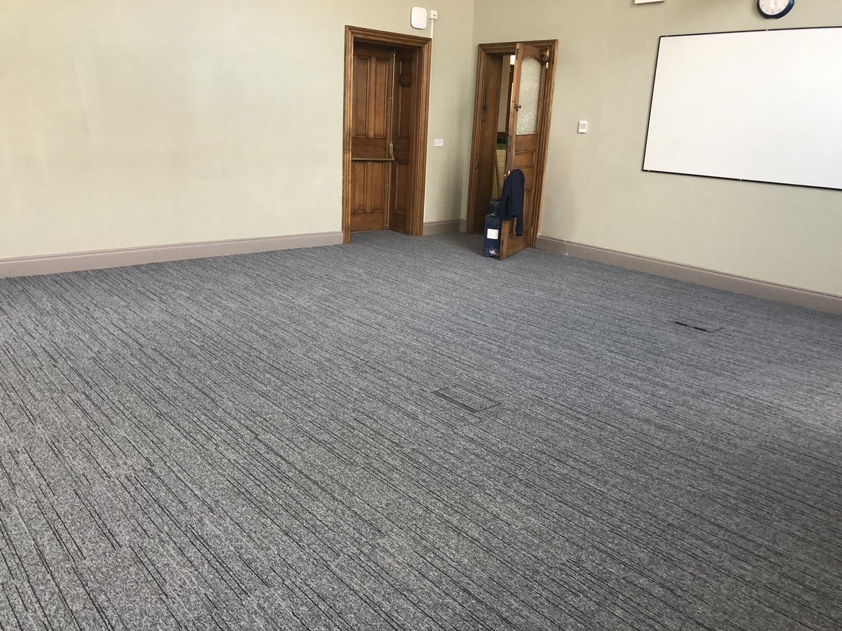 M2Flooring's tweet image. Carpet tile install in Ebbw Vale