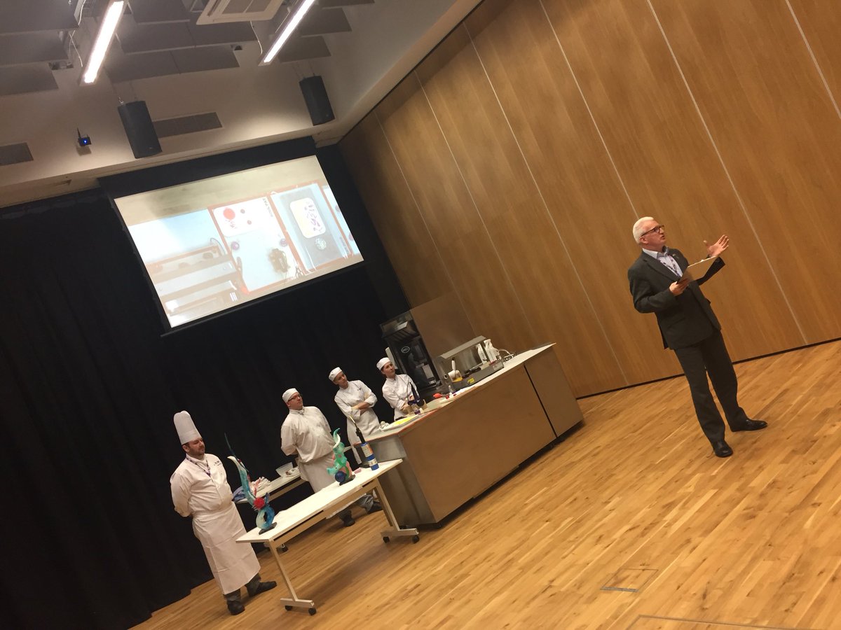 KJMAYA's tweet image. Super excited to open up his years @SBFutureChef Central &amp;amp; South Scotland regional final today. Thanks to hosts @CofGCollege....high standards today. Tough job for the judges #FutureChef @KMacG1 @
