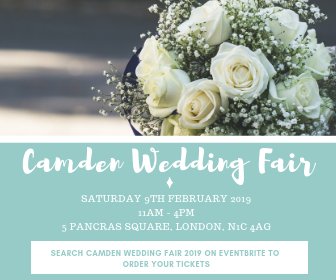 #FridayFeeling  We've all nearly made it to the weekend 😆 

Do you have plans for the weekend or you haven't got much planned ?

Well look no further...

Why don't you join us tomorrow (Saturday 9th February) at the:
Camden Wedding Fair 
5 Pancras Square, 
London, 
N1C 4AG.