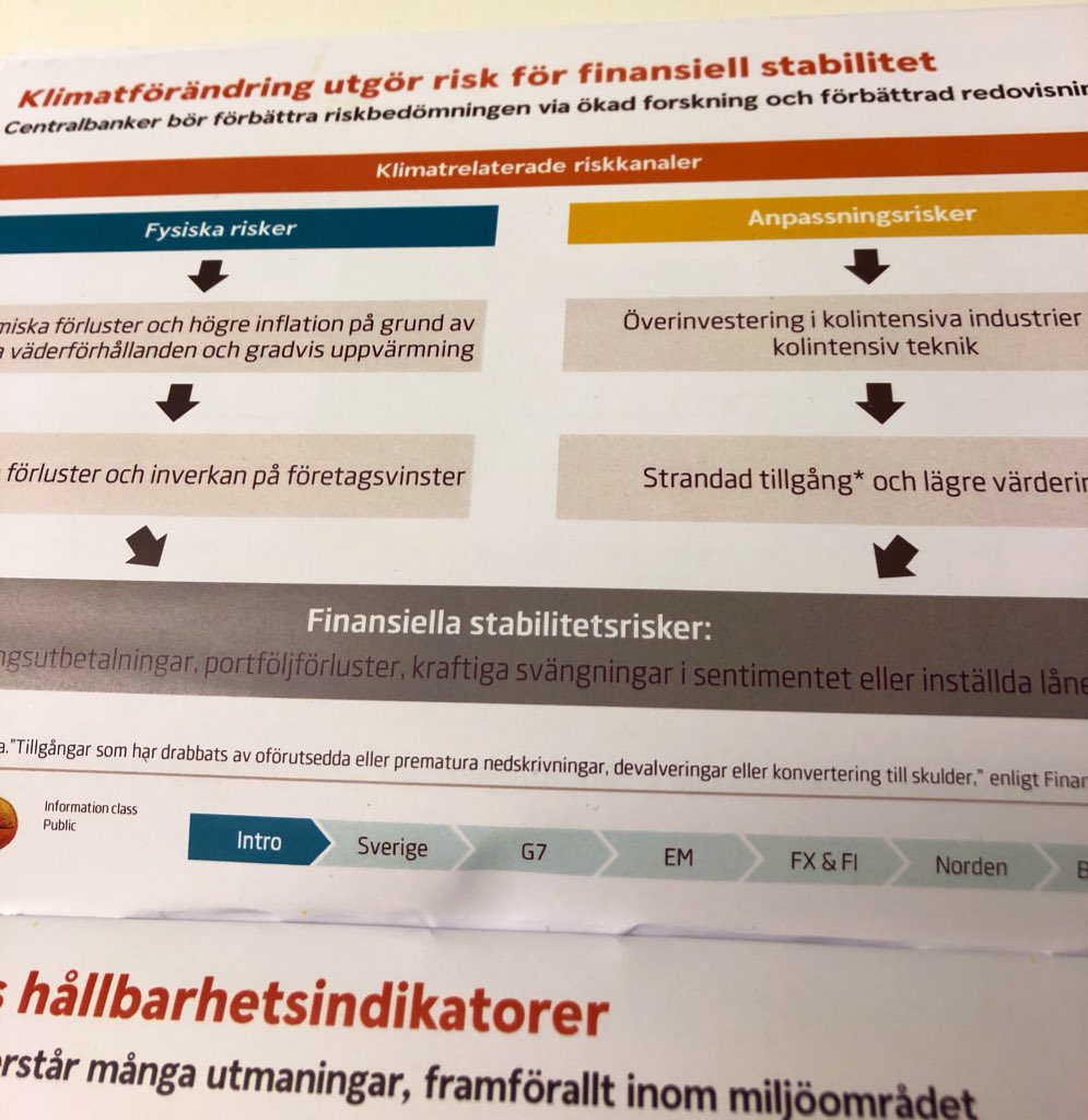 Tack för bra dragning @BremanAnna   Glad att se hur Swedbank integrerar klimatrisker i konjunkturrapporten. Inte alla som gör det ännu..