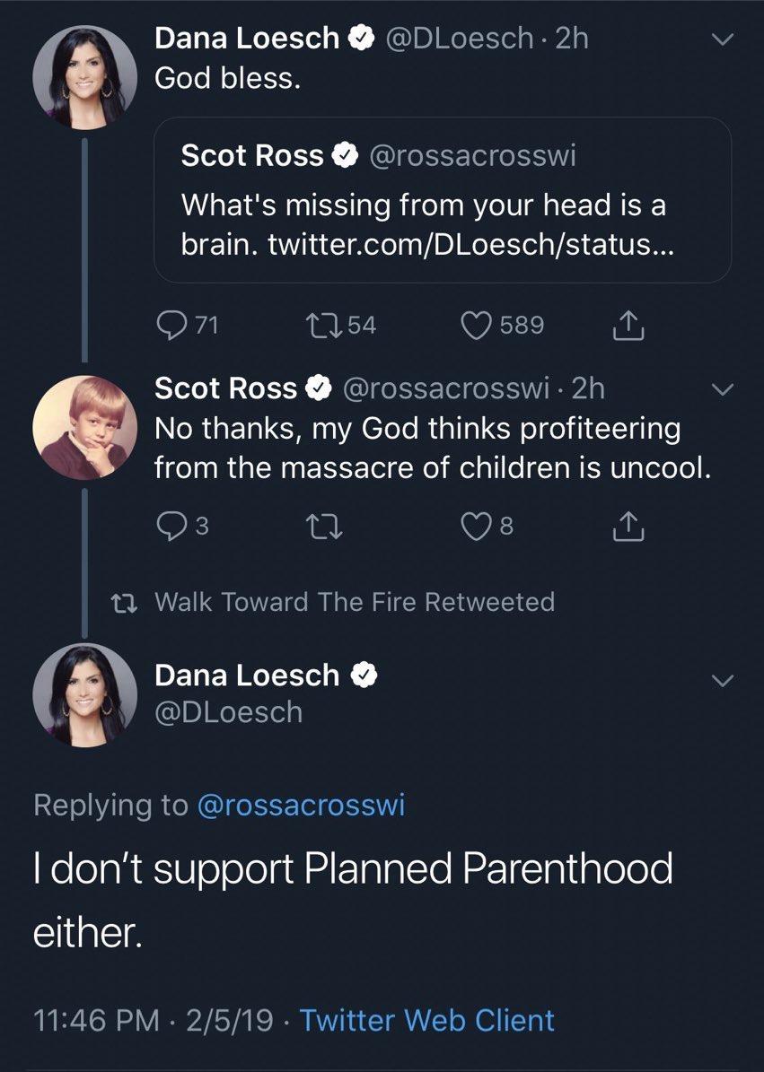 ZanyXZ's tweet photo. Based Patriot And Hottie NRA Spokeswoman, Dana Loesch Dunks On A Cuck: “I don’t support Planned Parenthood either.” https://t.co/BHjVPIkVg2
