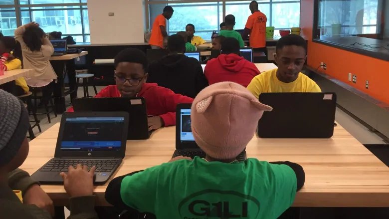 OrangeLLP's tweet photo. "What began as a Halifax couple's desire to make their own children feel less alone in a new country has grown into educational workshops for dozens of newcomer kids of African descent. " https://t.co/F6wDsQ7LKT #cdninm #newcomerswelcome https://t.co/pYjQA3ohru