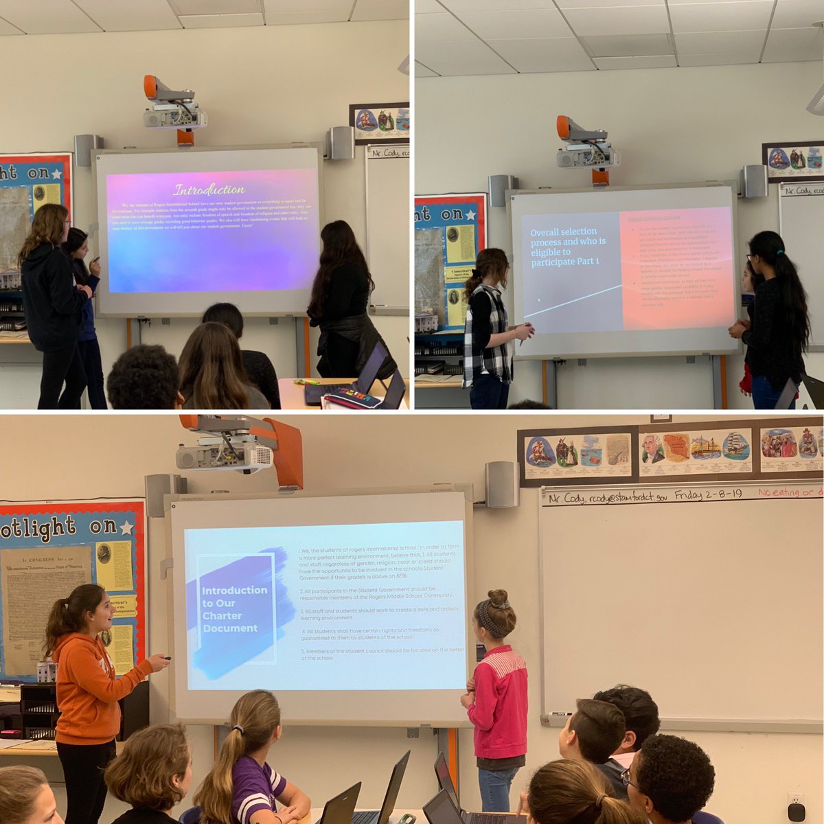 MYPDesignRIS's tweet image. Out @rogersint grade 7 Design students have started presenting their ideas in our very own (slightly updated) constitutional convention! #mypdesign #criterionC #creatingthesolution #SPSHeart #studentgovernment #studentvoice #ibinaction