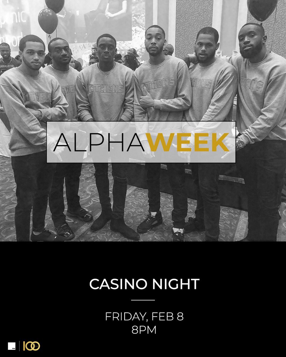 brothersofphi's tweet image. Tonight the Brothers of Phi will be hosting our first “Casino Night” at 8 PM. Be sure to contact a brother for further details. #AlphaWeek #PhiStandard