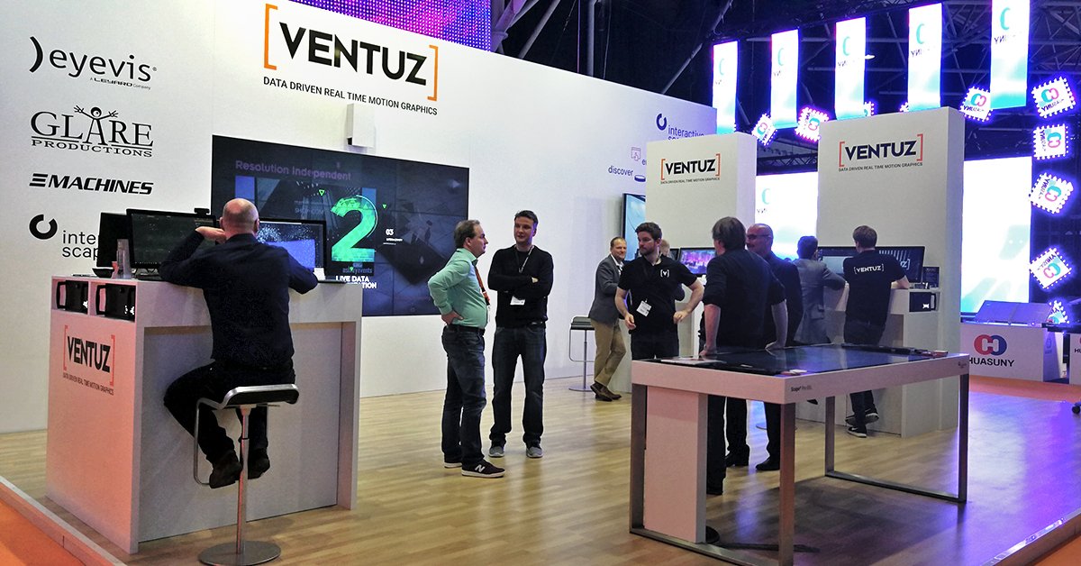 XIMACHINES's tweet photo. Thanks for visiting us on #ISE2019  at the booth of @VentuzTech! 
#glareproduction #interactivescapes #eyevis https://t.co/oLGaHQr8xV