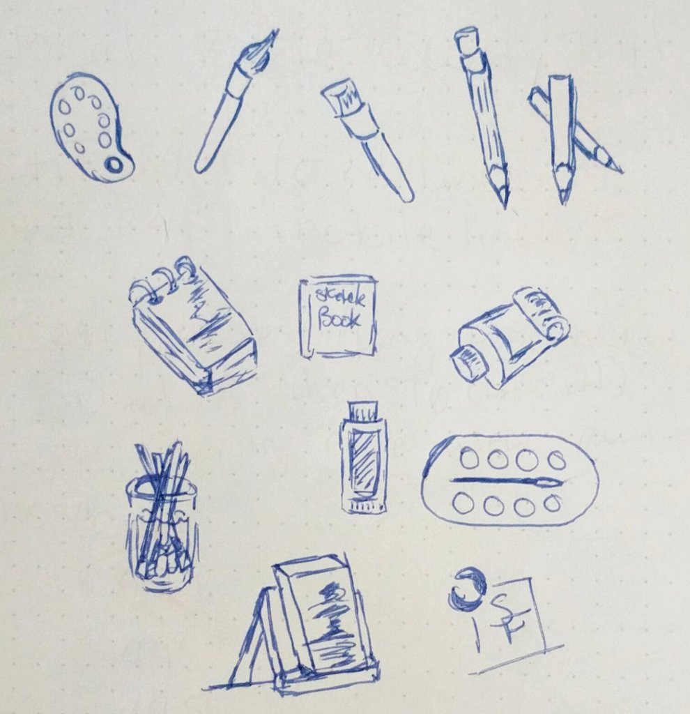 echoKraken's tweet photo. Februblahs Art Challenge day eight (day one of Hobbies week)! Art!

Team Member @sonnefaunart

#februblahs #hobbiesweek # hobbies #art #paint #pencil #draw #illustrate #design #create #echokrakenstudios #pen #sketch #rocketbook #rocketbookwave https://t.co/joDTrIaZoq