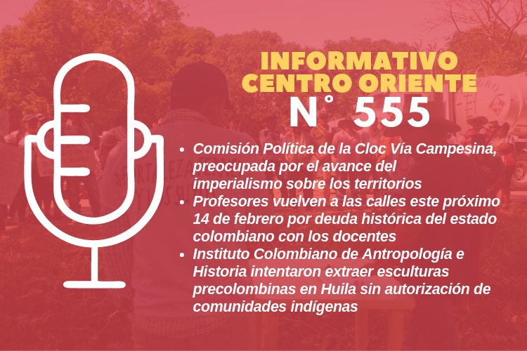 Desde el Centro Oriente colombiano, presentamos los hechos que son noticia en nuestro territorio y más allá de las fronteras con el #InformativoCentroOriente, otra visión de la realidad y la cotidianidad #ICO555 goo.gl/h9Kxtk