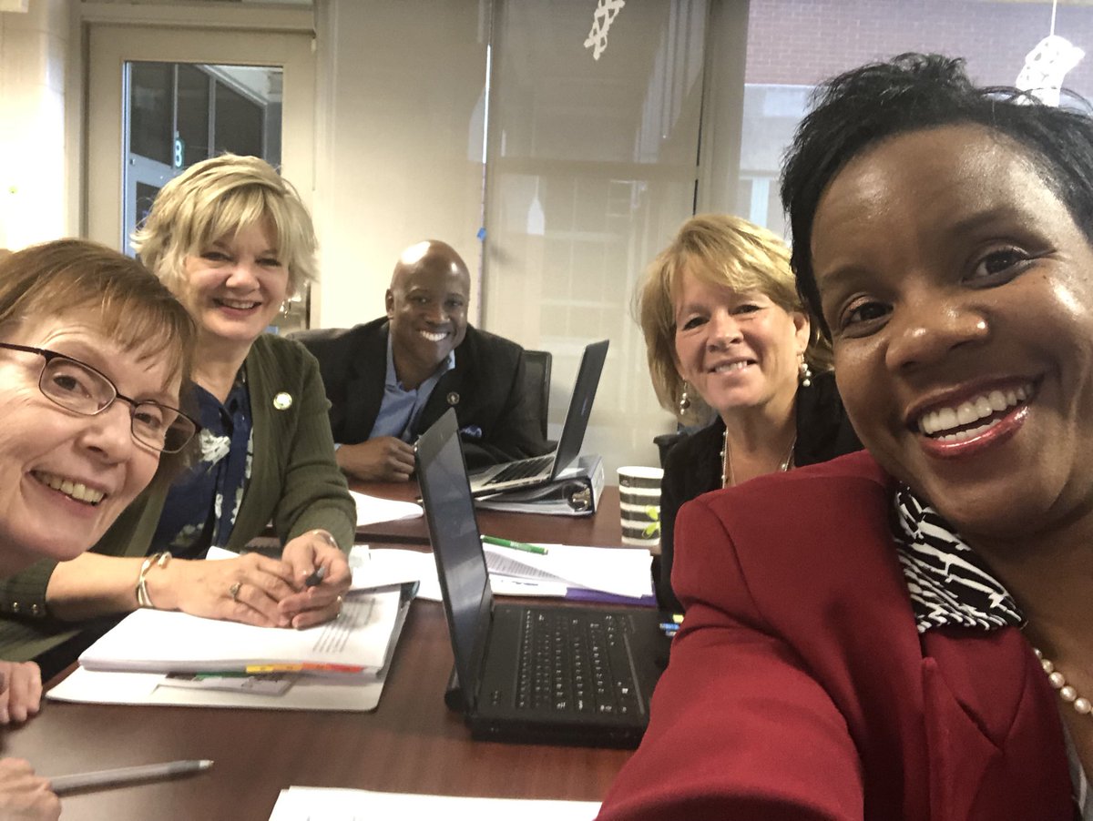 The Equitable Access Team meeting @ Virginia Advisory Committee of the Gifted working on recommendations for policy change!