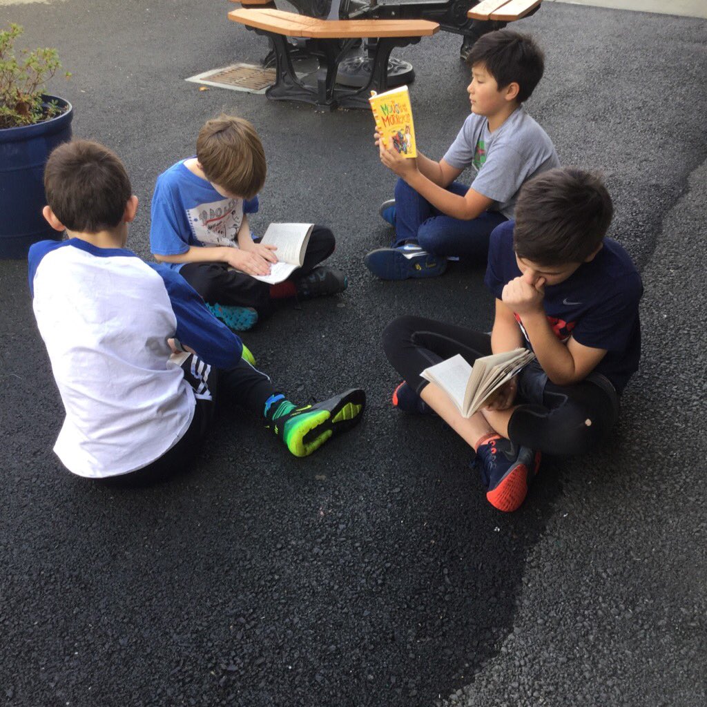 missbrownstein's tweet photo. Literature Circles have been a great way to encourage a love for reading and differentiate instruction! @strandwoodel https://t.co/Q0mZDYHzpv