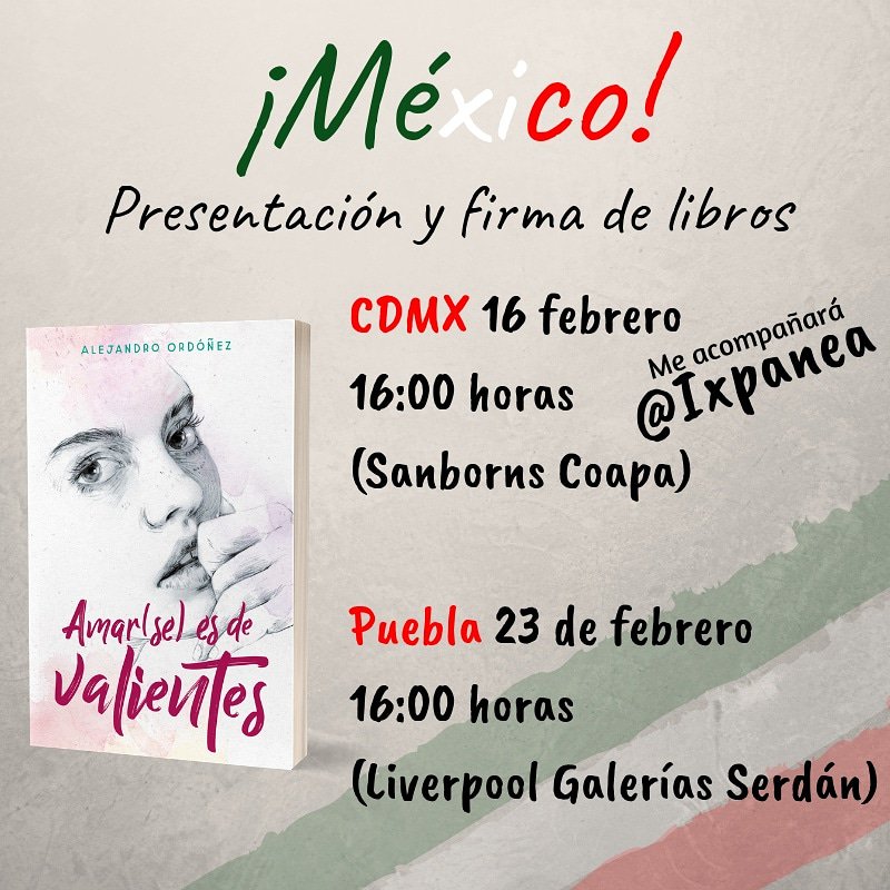 Porescribir's tweet photo. ¡Ya tenemos fechas para las firmas de mi visita a México!

@megustaleermex #SoyValiente https://t.co/TRna5Vthdd