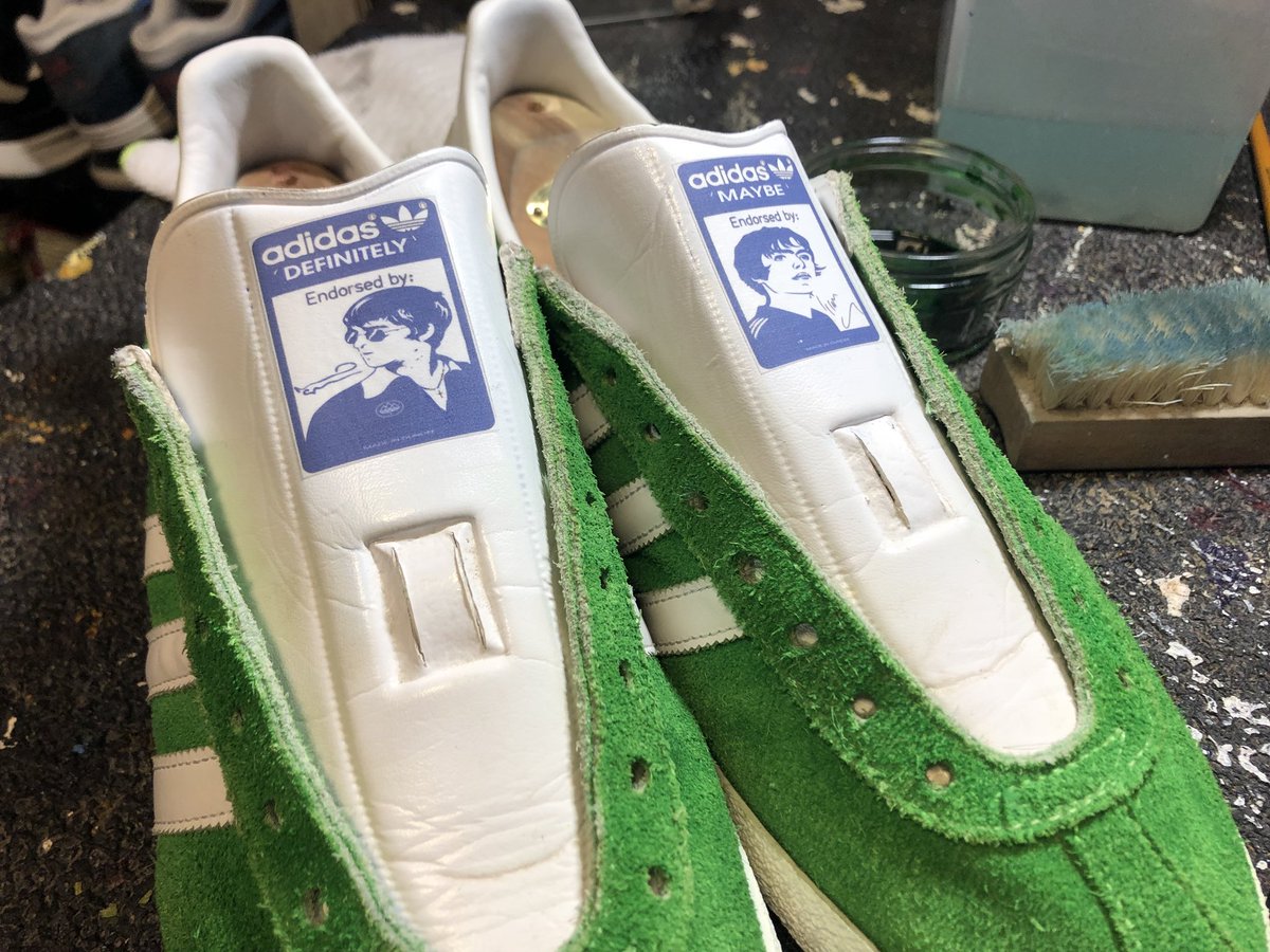 oasis definitely maybe adidas trainers