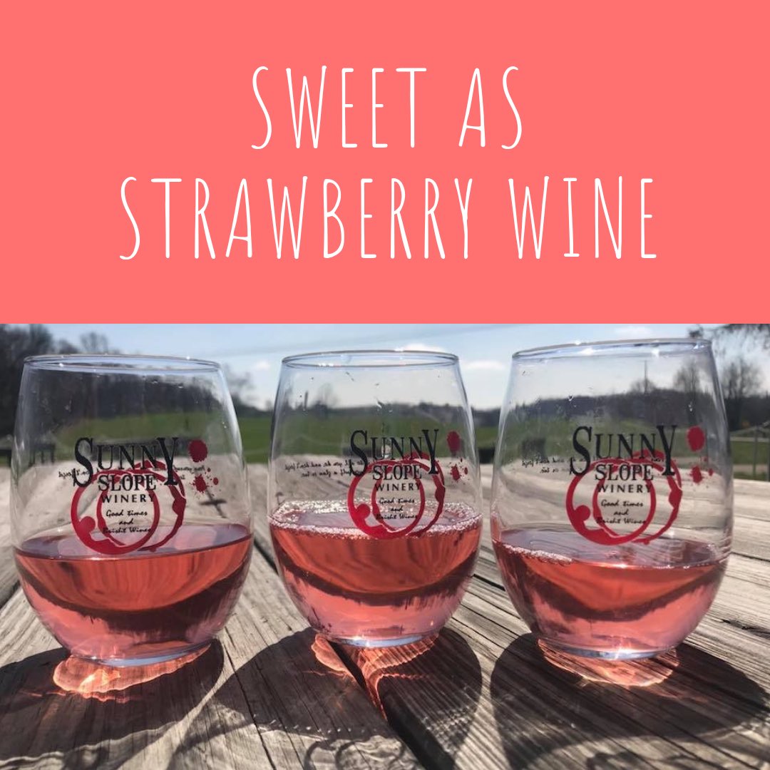 Slappedatsunny's tweet photo. May your weekend be as sweet as strawberry wine 😘, available now.
#ohiowine #ValentinesDay2019 #winederlust https://t.co/VtmcNI8wNs