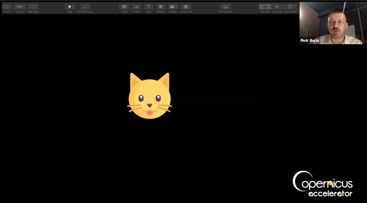 CopernicusEU's tweet photo. What does this cat😺mean?🤔

Join our first #CopernicusAccelerator masterclass with @PBucki &amp; learn the meaning of the 😺, why consumption of ice cream🍦does not lead to more people drowning after all... oh &amp; how to test your product🧐
📽️https://t.co/TQnRs2lEHB
#startups https://t.co/rbg3D6W1kP