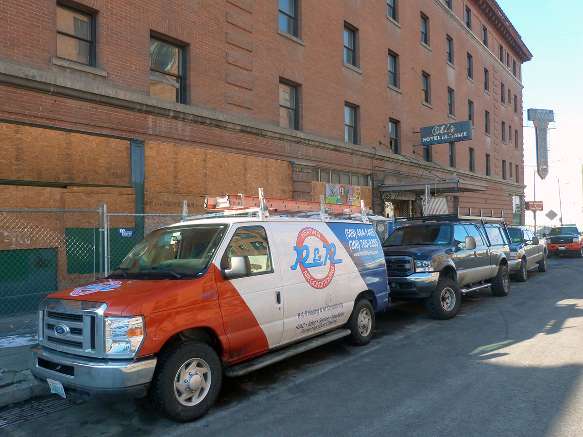 randrheating's tweet photo. Starting on the #OtisHotel renovation project by getting the line sets in place. We will install #ductlessminisplits in each unit after dry wall goes up.
For more information on our commercial #HVAC services, give us a call at 509.484.1405 or visit our website. #Spokane https://t.co/begWV2cwGQ