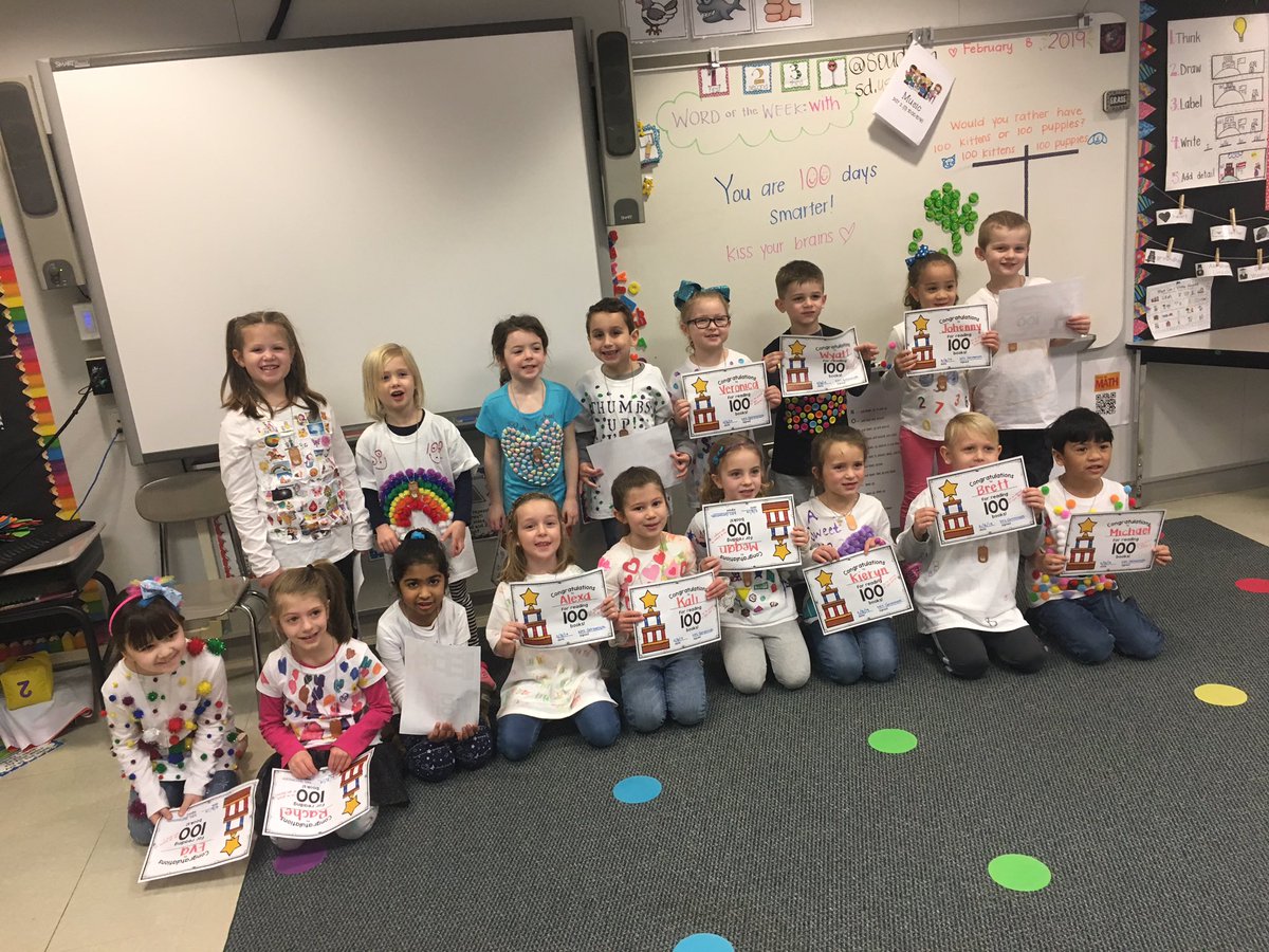 I’m so proud of my kinders that have read 100 (or more) books by the 100th day of school! May your love of reading always stay with you. 📚<a href="/SASD_Vernfield/">Vernfield Elementary</a> #kindergarten