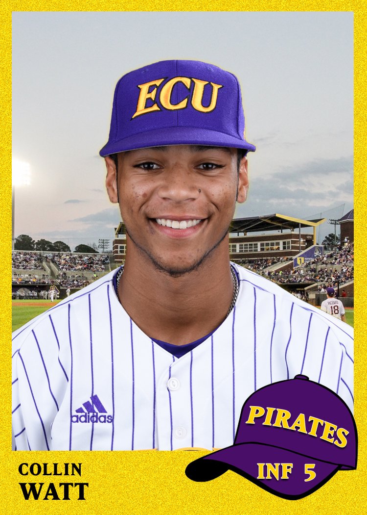 Sophomore <a href="/wattballer/">Collin Watt</a> appeared in three games as a true freshman in 2018. He played summer ball for the Loudoun Riverdogs where he batted .247 with eight doubles and drove in nine runs. <a href="/ECUBaseball/">ECU Baseball</a> season opener against Radford (Feb. 15th) is 5 days away! #ECUBaseball
