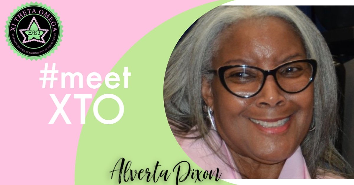 AKA_XTO1982's tweet photo. It's #MeetXTO Friday
This week's honoree is Mrs. Alverta Dixon. She is a Charter member of Xi Theta Omega (XTO) and has helped make XTO the chapter it is today. She has been a member of Alpha Kappa Alpha Sorority, Inc. for 47 years. https://t.co/Wn65CQ5ib2