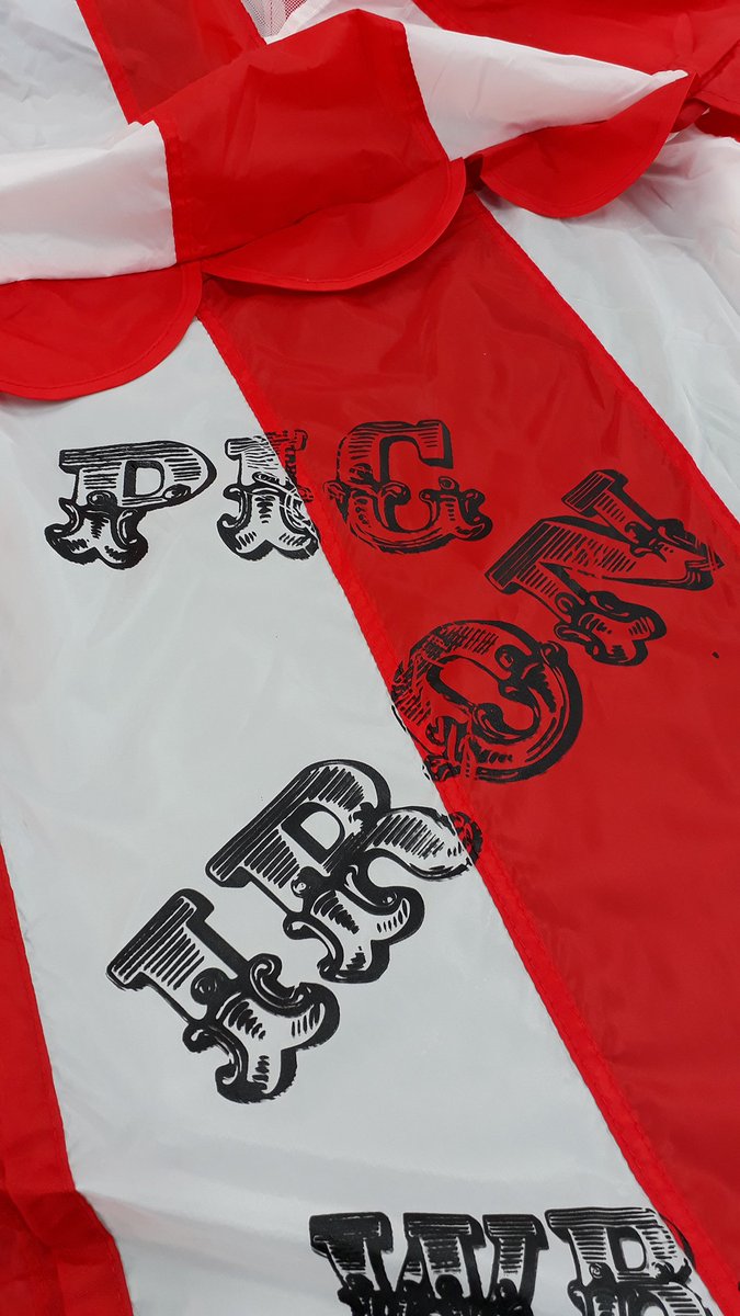 Circus tent progress update... Prints coming out sharper since we've borrowed a steamer (to prep before printing) from the lovely fashion technicians. Looking forward to seeing it finished on Monday...