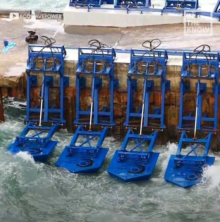 Check this out > These large "floaters" generate electricity from ocean waves! buff.ly/2VR3PJU #ThatIsSowGreen #surfsup #catchsomewaves #oceanenergy