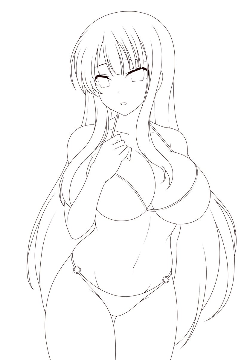 斑鳩さん途中までカキカキ。 