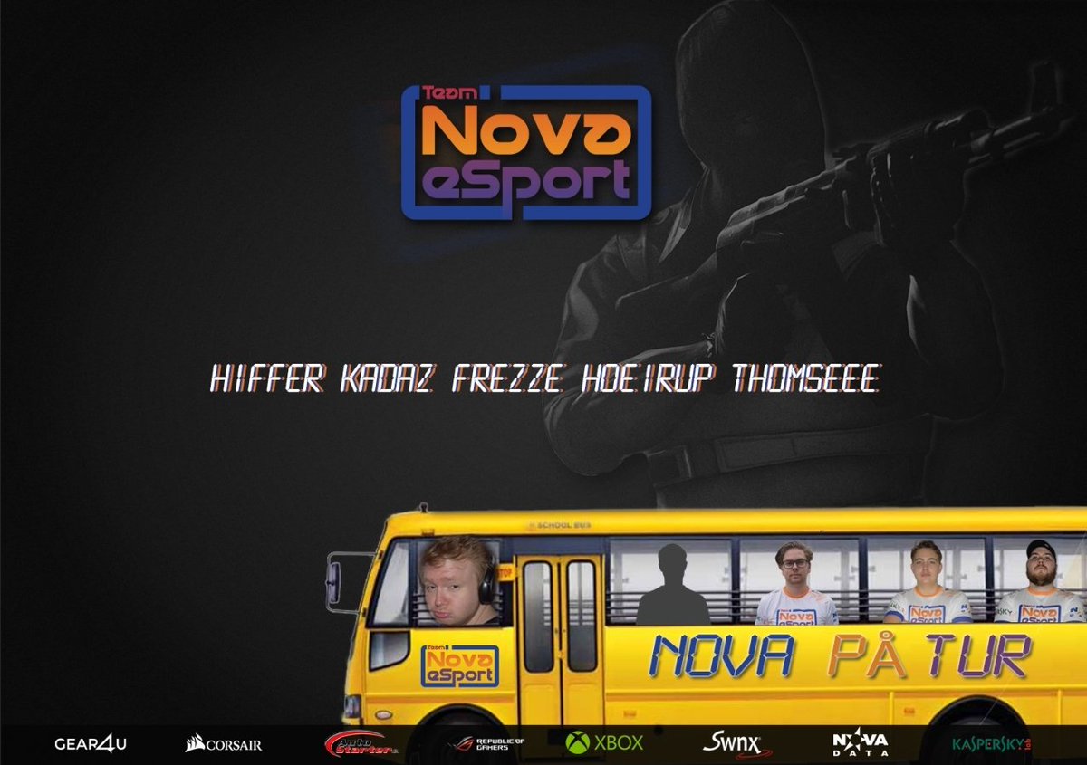 TEAMNOVA_ESPORT's tweet photo. Team NOVA bussen er pakket og NOVA PÅ TUR er klar til en god omgang CS:GO i Køge.
Linieup består af følgende spillere: Fra MAIN : @CS_Freeze @hoeirupCSGO @tHOMSEEEE Fra trænerstaben : @hifferCSGO Den tidligere NOVA PRO spiller @KaDaZCSGO  Stream https://t.co/CvV5b4ZThY 😍💪👍👍 https://t.co/01QWY0uoWs