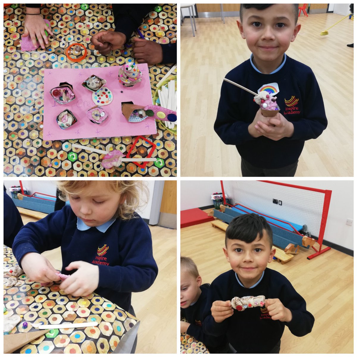 Inspire_After's tweet photo. This cold weather had us thinking about ice cream, so we set up our own Ice Cream Parlour with smelly playdoh!🍧🍡🍨 We loved your yummy creations, they smelt delicious!😛 #sensory #finemotor #imaginativeplay @Inspire_Ashton https://t.co/AkfMJS79xB